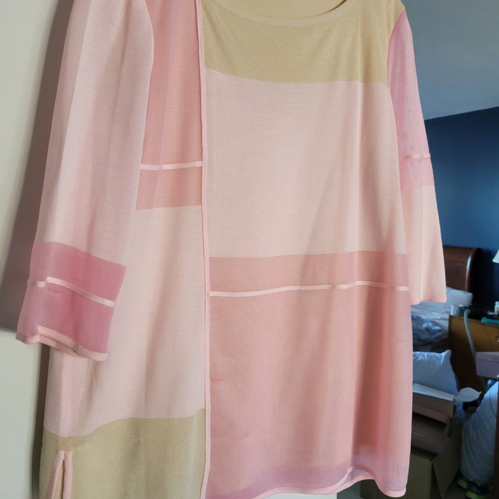 Classy Summer Mesh pulloever